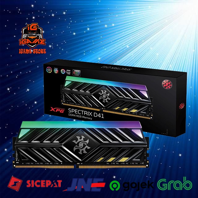 ADATA XPG SPECTRIX D41 DDR4 8GB (1X8GB) RGB 3000MHz NAMPOL GAN