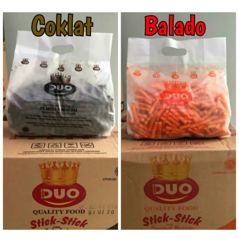 500 gram Duo Stik Balado dan Duo Stik Coklat