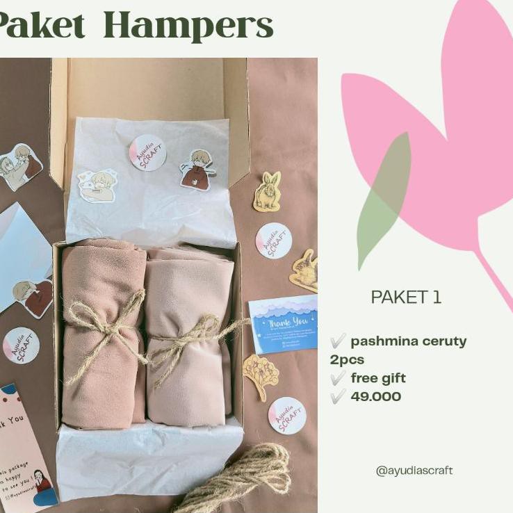 

TQ Σ Hampers Gift Box Kado Hijab dan Masker Murah (Model Baru ＾0＾) ✦