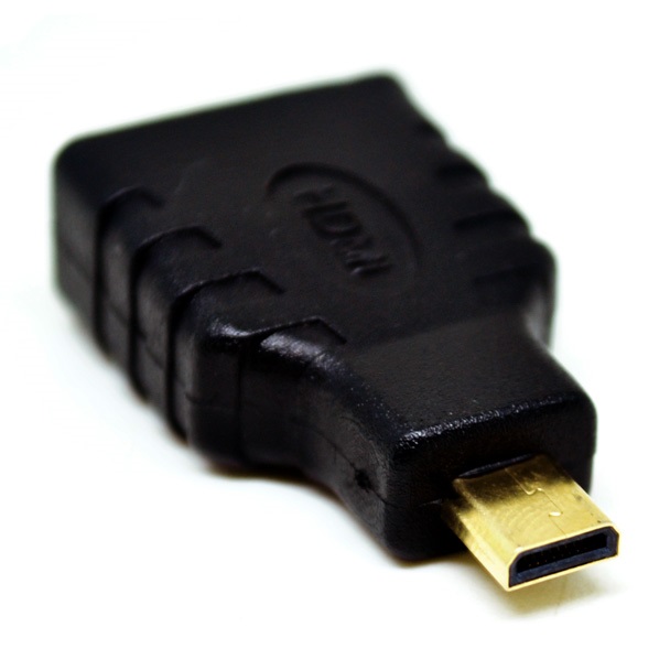 Konverter Micro HDMI Male to HDMI Female Adapter Gold Plated