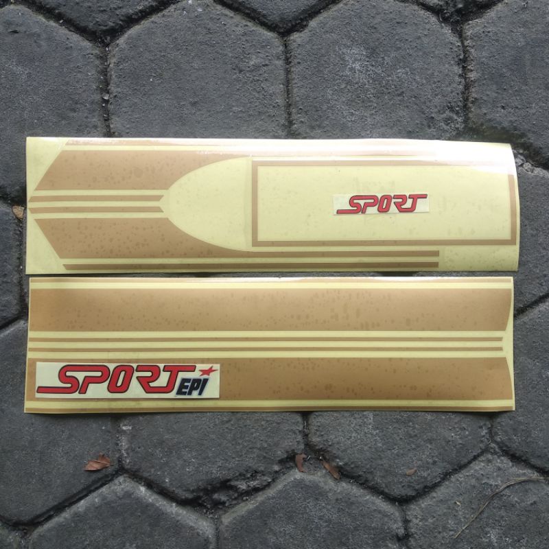 VESPA STIKER PX SPORT GOLD SET