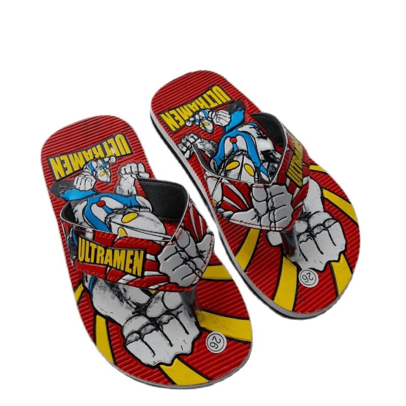 Sandal Jepit Anak Laki Laki Muka Print Ultramen