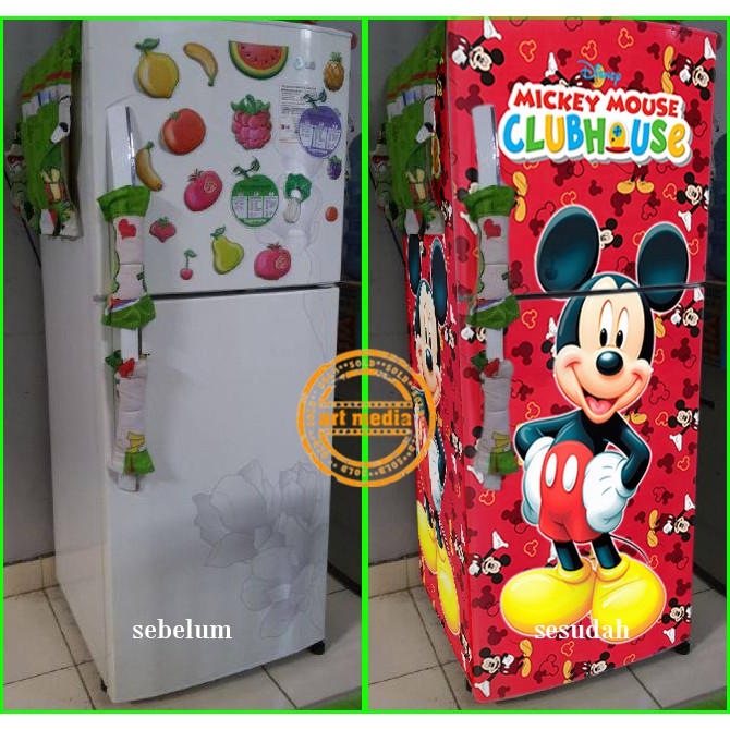 STIKER KULKAS MICKEY MOUSE