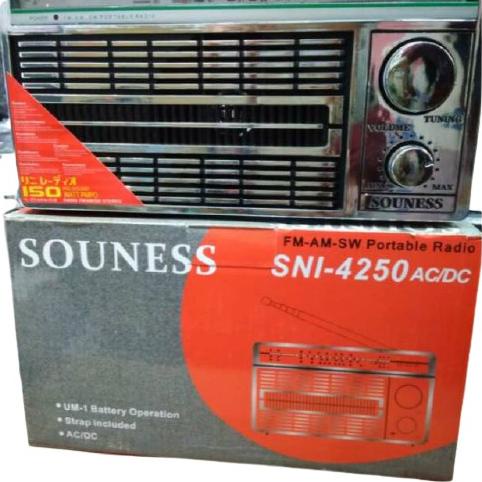 Radio Murah Souness Sni- 4250 Ac-Dc/Radio Jadul/Radio Klasik