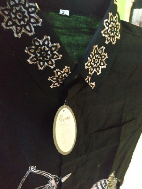 Bswart Batik Hrb026 Kenongo Hem Pendek Padi Pekalongan M L Xl Batik Pria Murah Modern Grosir