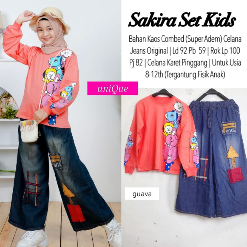 SAKIRA SET KIDS # BY UNIQUE