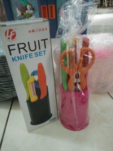 Diva-davi Pisau Set Fruit Knife Set 5 Pcs Serbaguna