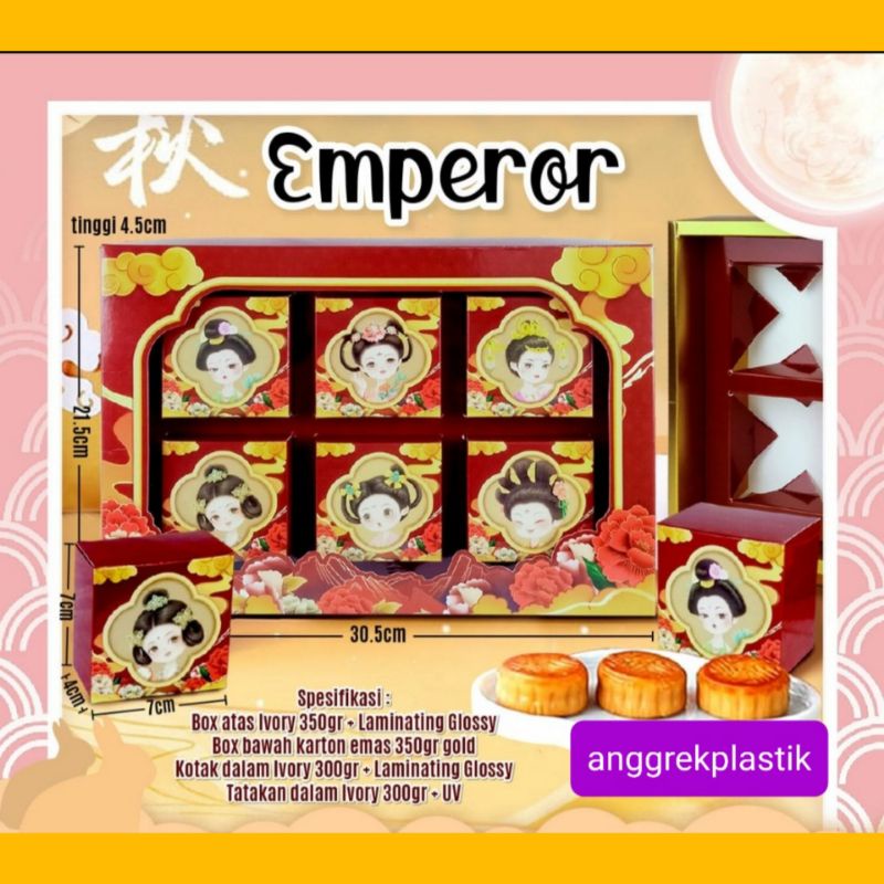 

dus box kue bulan mooncake Emperor