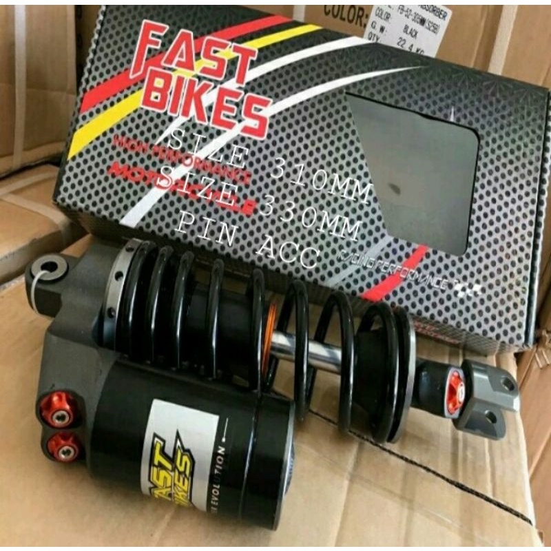 shokbeker shok tabung model wp size 310mm/330mm untuk semua motor metic produk 100% sesuai ikln