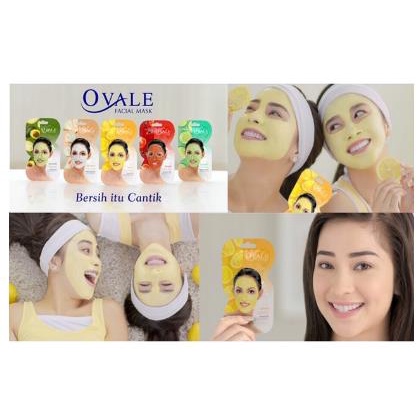 * NCC * Ovale Facial Mask Masker Wajah Kemasan Sachet - Netto 15 gr