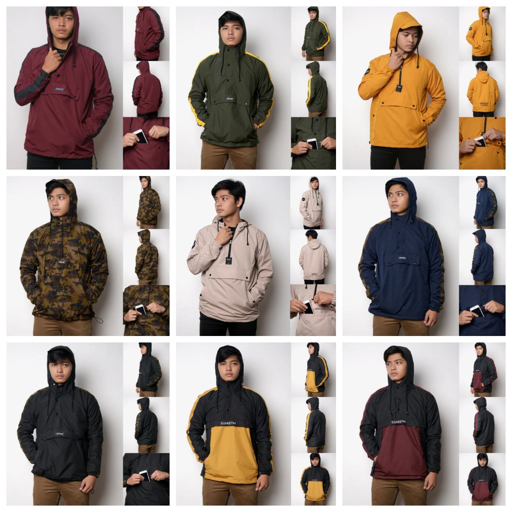 *CUCI GUDANG* JAKET PARASUT TASLAN ORIGINAL