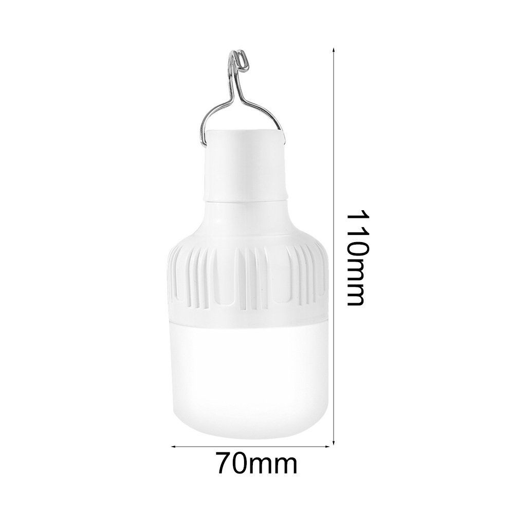 [ Rechargeable LED bulb Portable Emergency night market light For Home Lighting Outdoor Hiking Camping ]