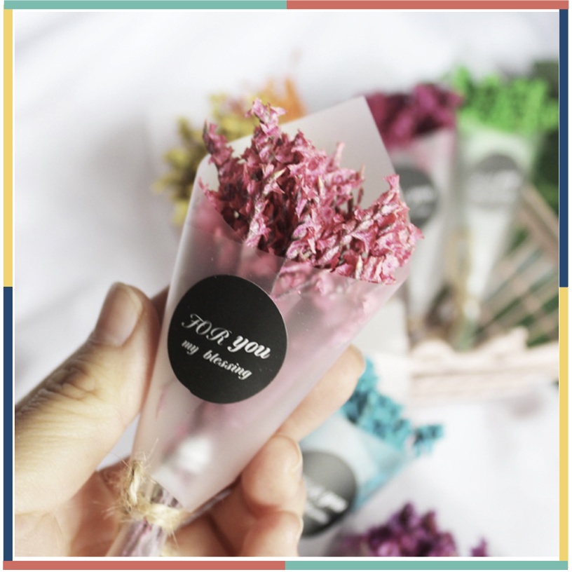 Bunga Kering Buket Mini Dried Flower Bouquet Kecil Buding Floret