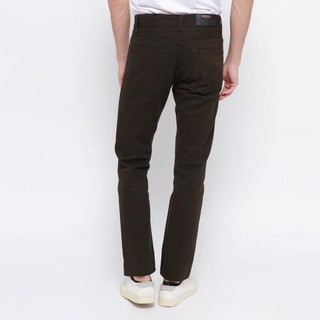 New Product Edwin Celana Jeans Milan-018 Regular Fit Pria Panjang Army Green - Hijau Tua, 28 Free