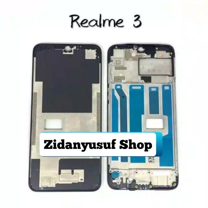 FRAME TULANG LCD REALME 3 TATAKAN DUDUKAN LCD REALME 3 ORIGINAL