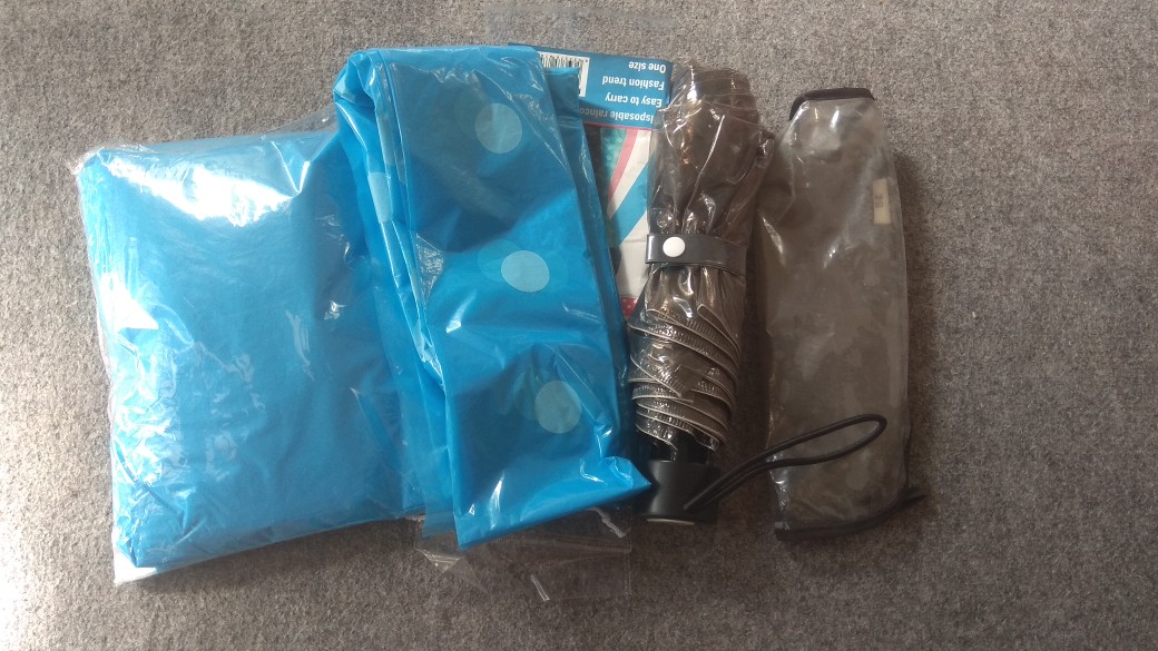 Payung Transparan / Payung Lipat 3 / Polos  / Jktumbrella - 3300