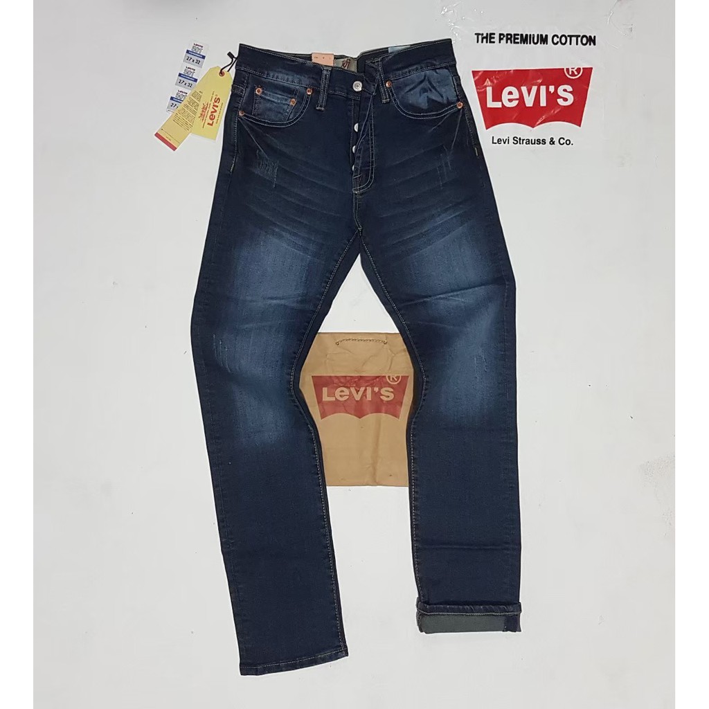 CELANA JEANS LEVIS 501 STREET PANJANG MADE IN USA/ CELANA JEANS PRIA 501 FULL KANCING