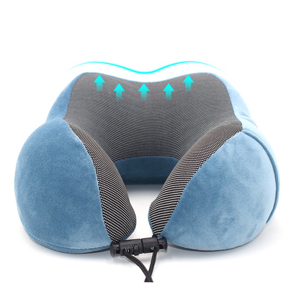 Ft U Shape Magnetic Headrest Neck Pillow Memory Foam Filler With