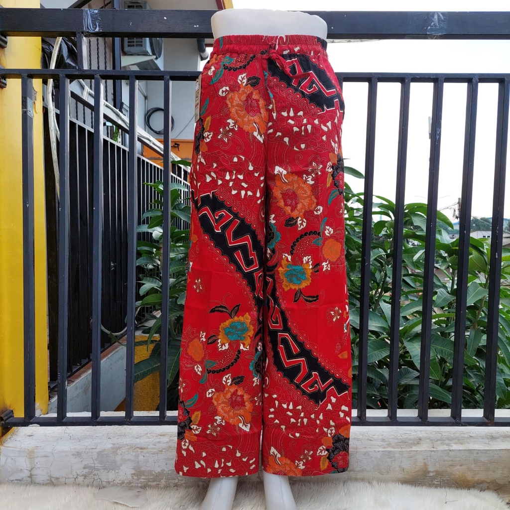 Kulot panjang katun motif keren-motif no.34