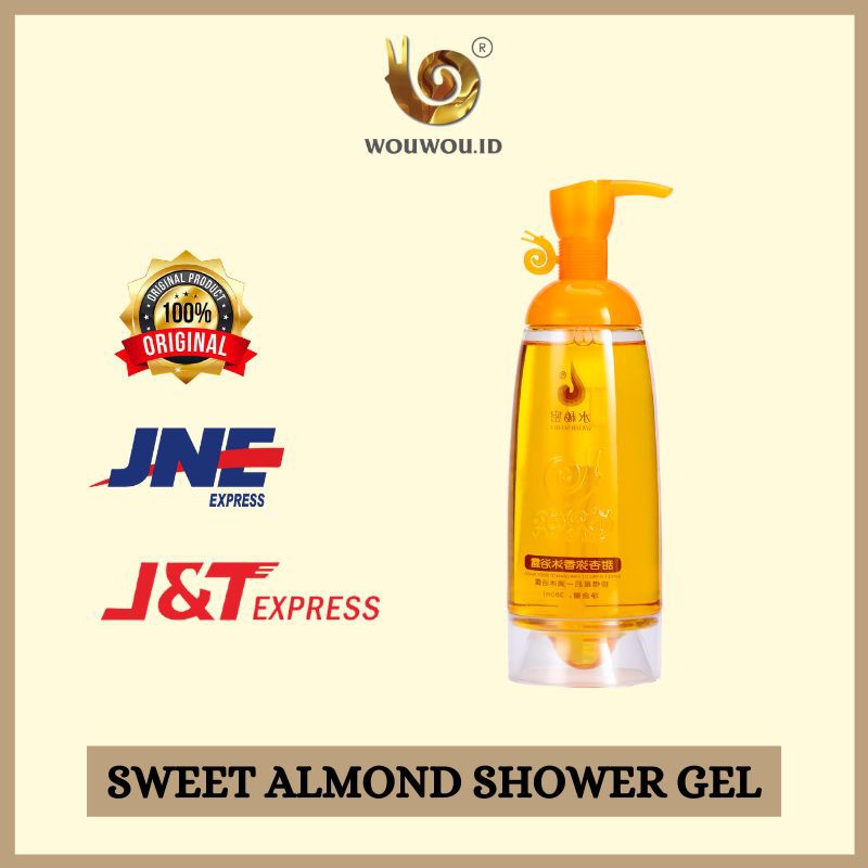 WOUWOU Sweet Almond Aroma Shower Gel 380 ml