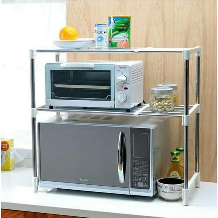 Rak Dapur - Rak Stainless - Rak Microwave Susun