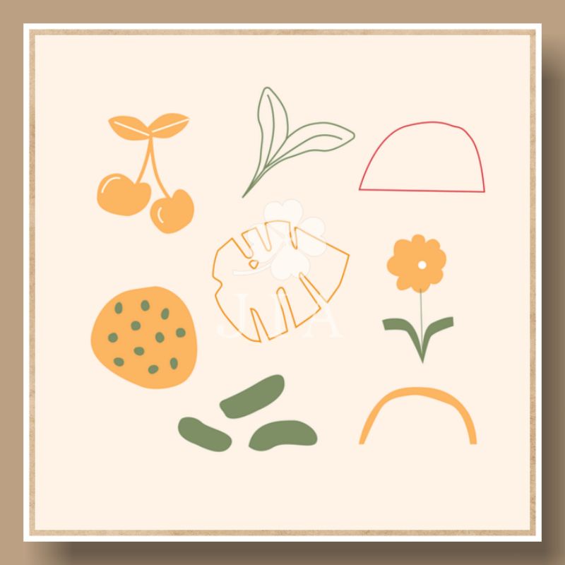 

jiastore__ Sticker Deco Buah Daun Bunga / Sticker Aesthetic Tumblr / Sticker Journaling