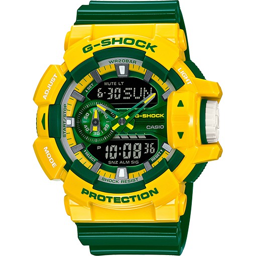 G SHOCK ORIGINAL GA-400CS-9A / GA 400CS 9A JAM TANGAN PRIA DIGITAL ANALOG KARET MURAH
