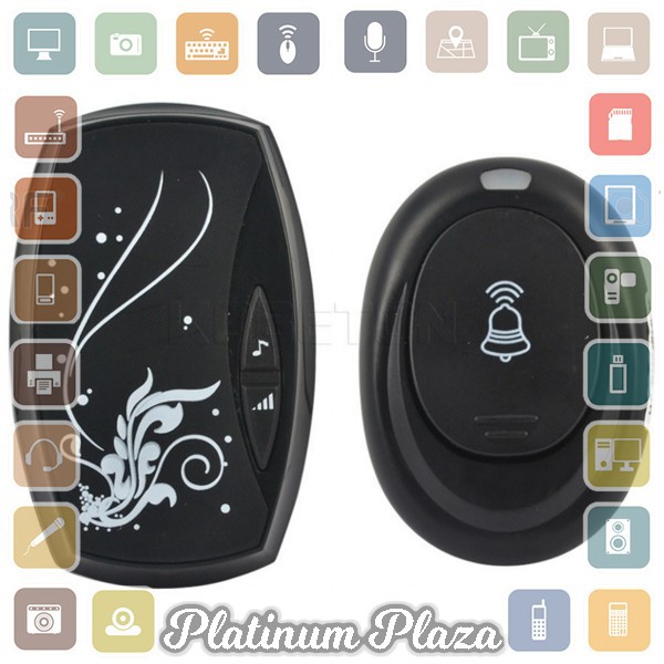 Taffware Forecum Alarm Pintu Wireless Waterproof dengan EU Plug - FK-D009 - Black`6DQIRE-