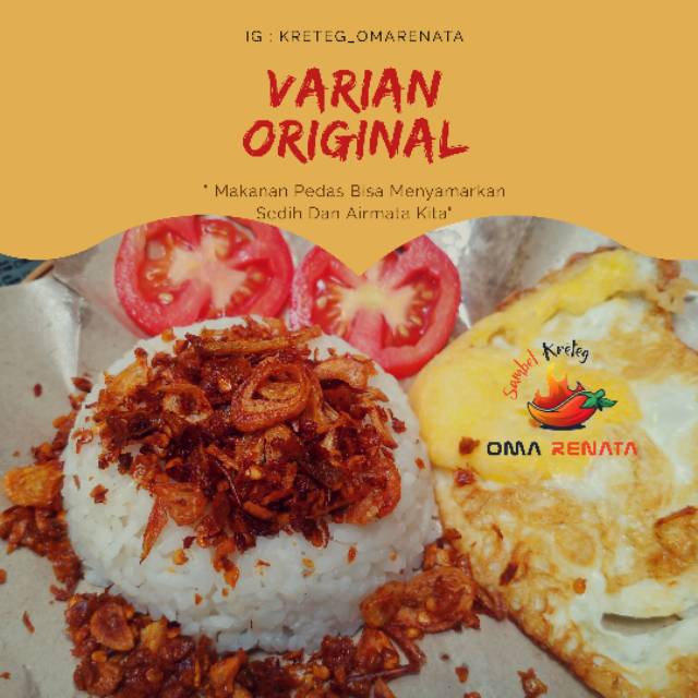 

Sambel Kering Bawang Pedas Varian Original