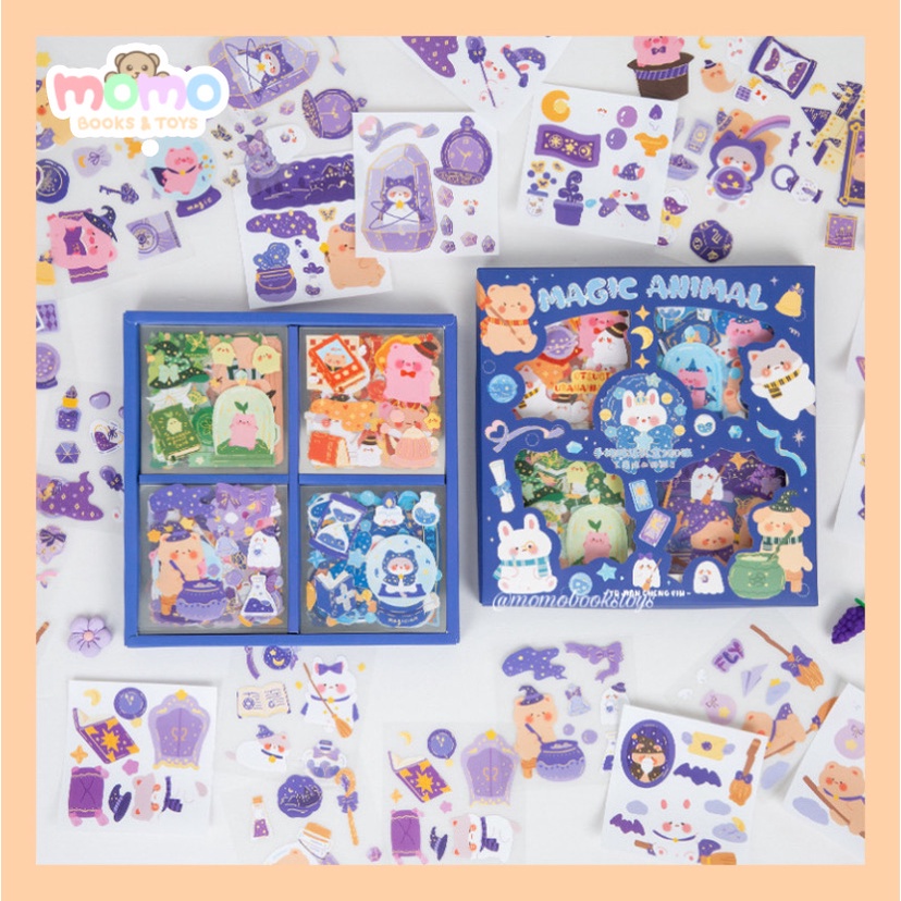 

[MOMO | PART 2] 50/100 Lembar Sticker Aesthetic Kertas / PVC / PET Anti Air | Sticker DECO Hp Tumblr Laptop Lucu Cute Waterproof DIY Tempel Buku Scrapbook Diary Import Murah