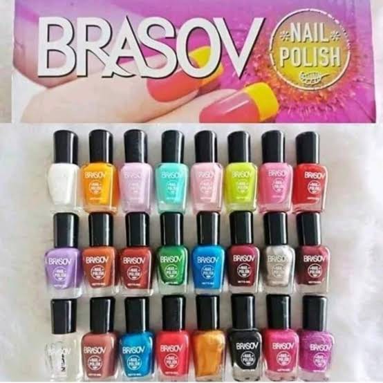 [24 PCS] KUTEK BRASOV ALL COLOR PERBOX ISI 24 PC ORIGINAL BPOM - KUTEKS - NAIL POLISH CAMPUR WARNA