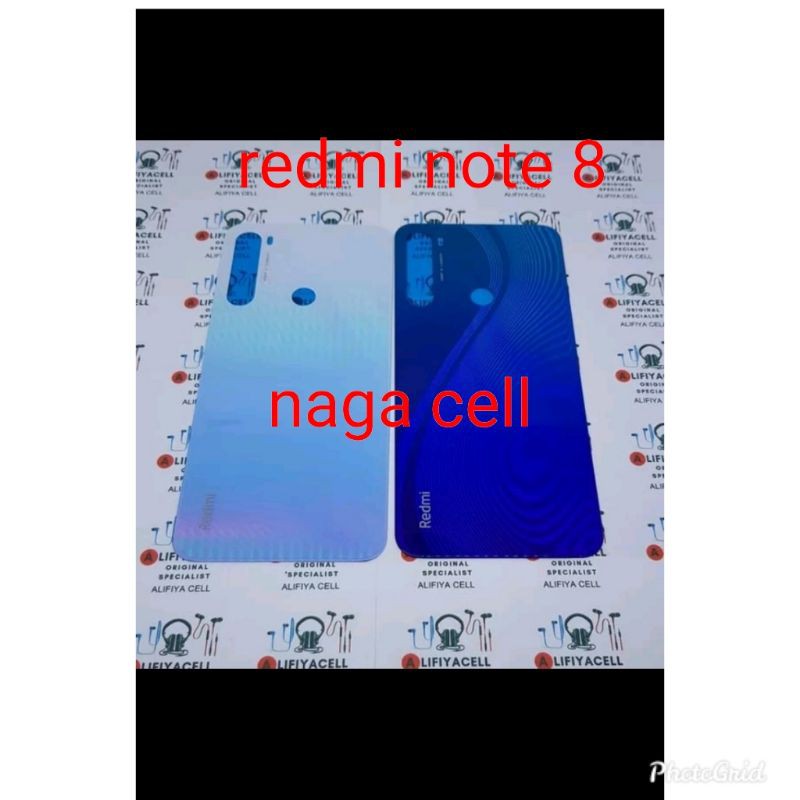 backdoor back cover kaca tutup belakang  xiaomi redmi note 8 original