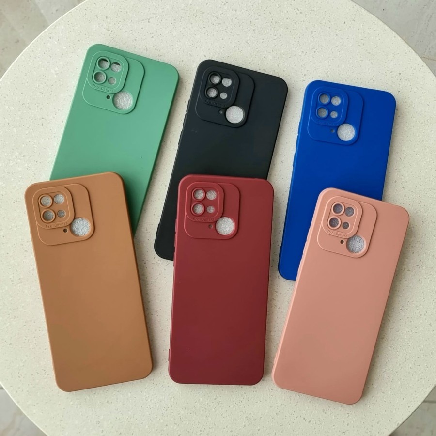 REDMI 10C CASE SOFTCASE SILIKON WARNA KARET PRO CAMERA SOFT CASING PROTECT CAMERA COVER PELINDUNG KAMERA COLOUR SOFT