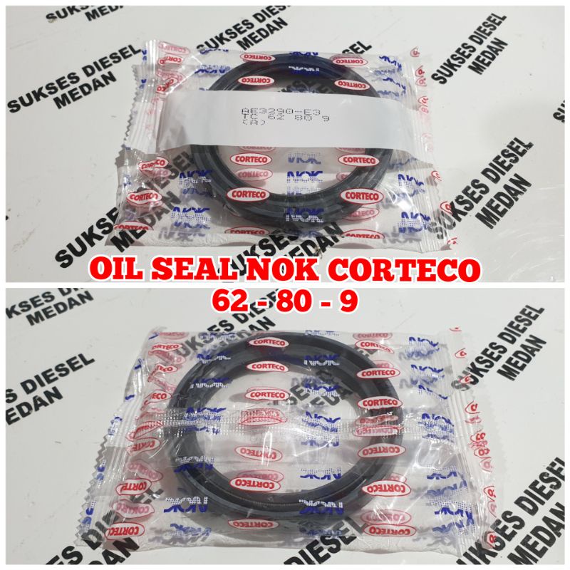 TS230 Oil Seal Rear Flywheel Roda angin 62 X 80 X 9 Nok Corteco TS-230 TS 230