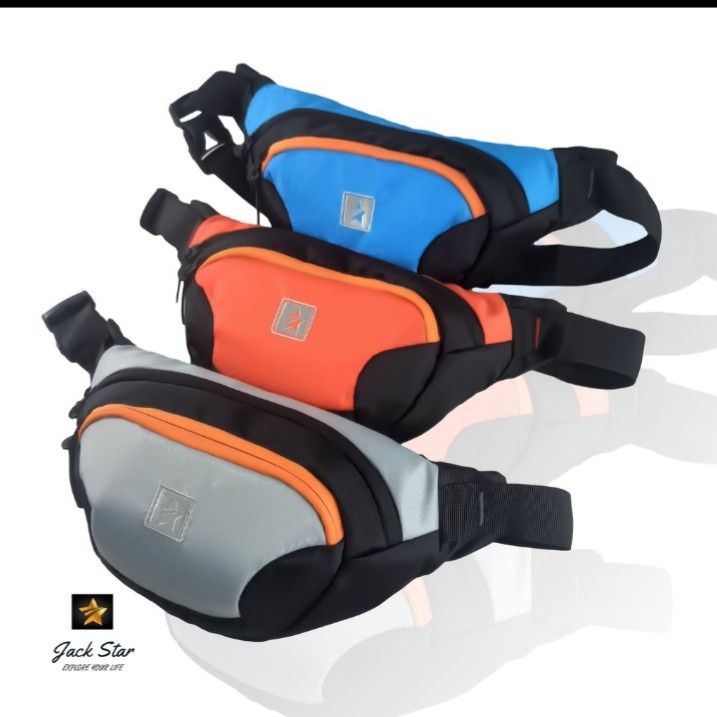 Tas Pria Sling Bag Outdoor / Waistbag Gaul Keren Pria / Tas Pinggang JS Fix Colour