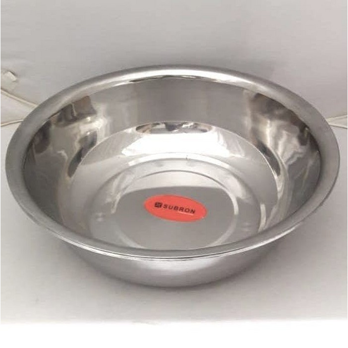 DAPUR PERALATAN DAPUR BASKOM STAINLESS SUBRON LEBAR320 MM TINGGI 110 MM