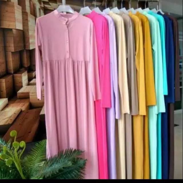 dress gamis atasan Inner umi zoya new arival original full tag