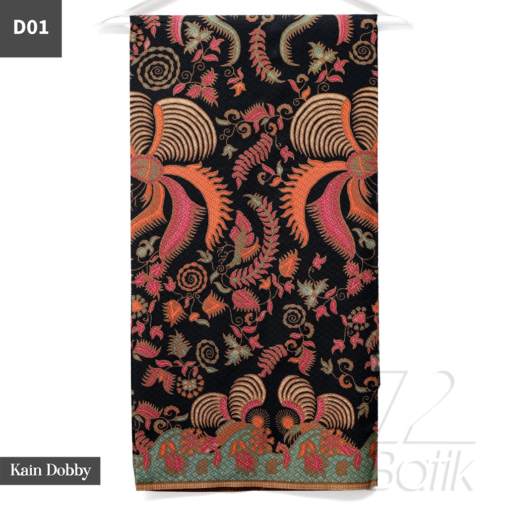 KAIN BATIK PREMIUM Bahan Dobby Motif Burung Yin Warna Hijau Hitam 721701 Cap 72 Jarik Jarit Samping Kebat Panjang Batik Katun Modern Premium Bahan Seragam Batik Pernikahan Kantor Keluarga Murah Kamen Jadi Batik Bali Lembaran