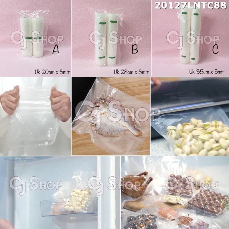 Plastik Vacuum Makanan roll  20127