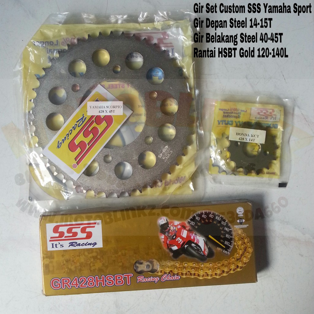 BEST PRODUCKGear Rantai Set Byson/Vixion Sss|Gear Vixion/Byson|Rantai Vixion,Byson