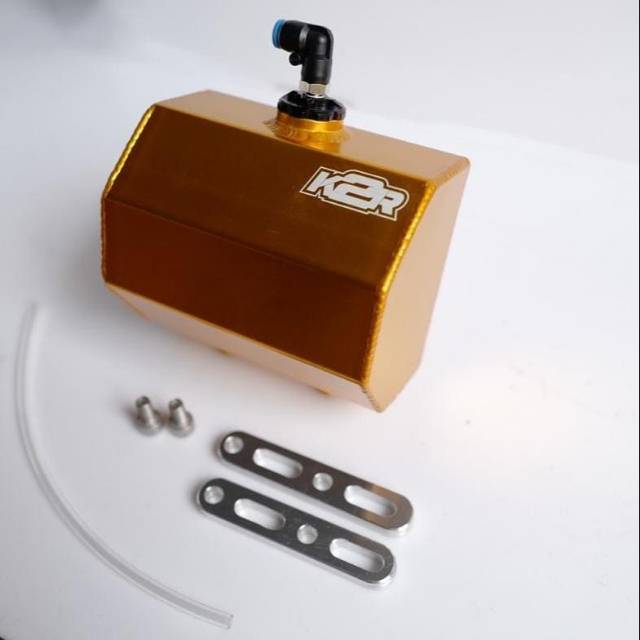 Tangki Depan Motor Drag Almunium Gold Silver Black