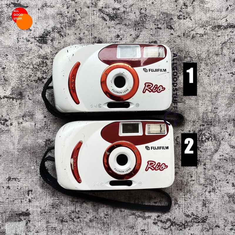 KAMERA ANALOG - FUJI ZIPP / FUJI FLEZZ / NOVACAM I / FUJI STARR / FUJI COMETA / FUJI MDL 9 / FUJICA M1 KAMERA ANALOG SAKU REUSABLE MURAH 35M MULUS ROLL FILM-FUJI RIO