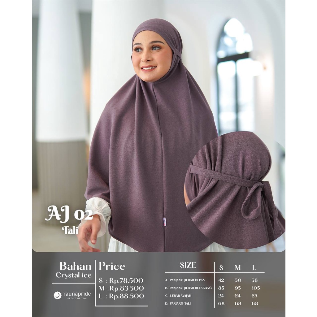 Hijab Instan  Rauna / AJ 01 - AJ 07 / Fashion Muslim