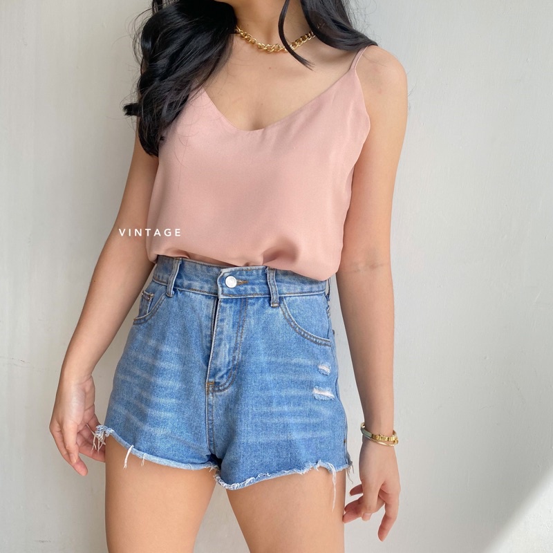 TANKTOP WANITA BASIC TANKTOP KOREA TANKTOP TALI KECIL-3