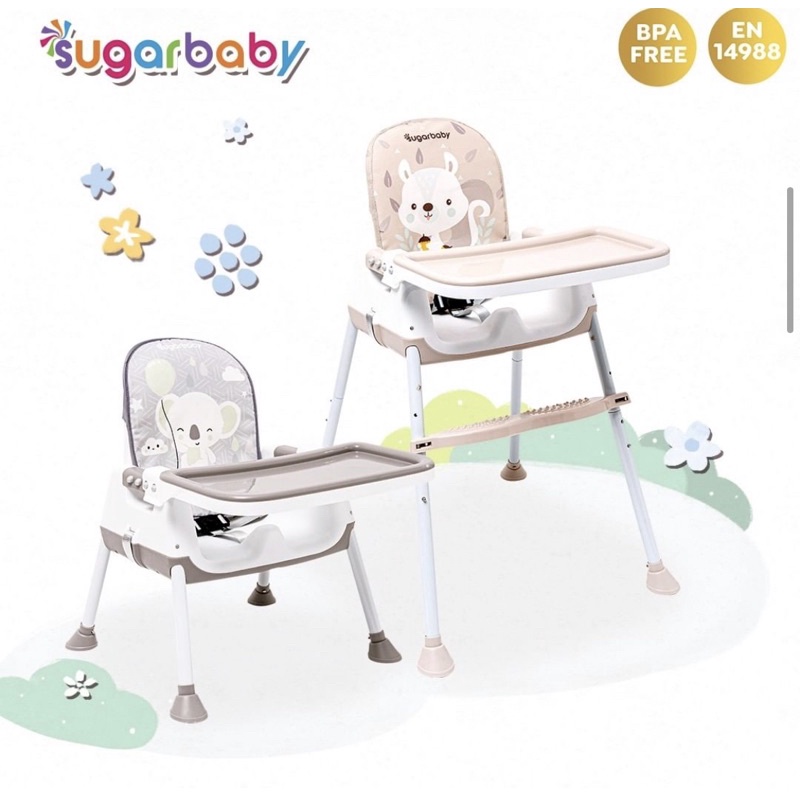 Cs - Sugar Baby My Chair - Baby booster &amp; High Chair With 6 Growing Stages