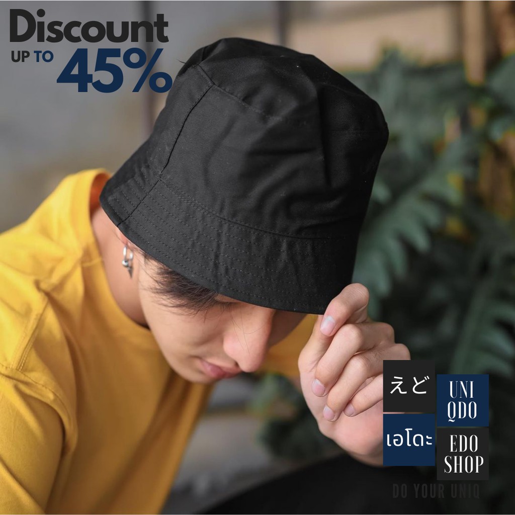 [UNIQDO] Topi Bucket / Bucket Hat / Topi Polos Bucket / Topi Bucket Pria / Topi Bucket Wanita