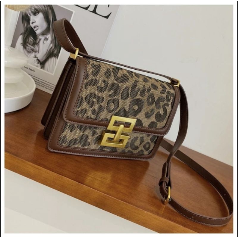 Sling Bag Leopard Tas Selempang Import Leopard Elite