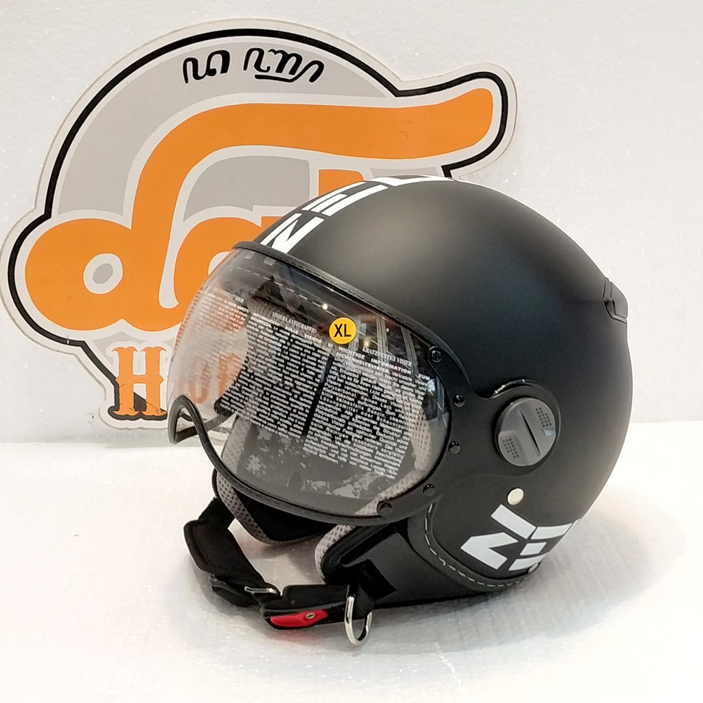 Helm Zeus 210K Matt Black/DD11 White