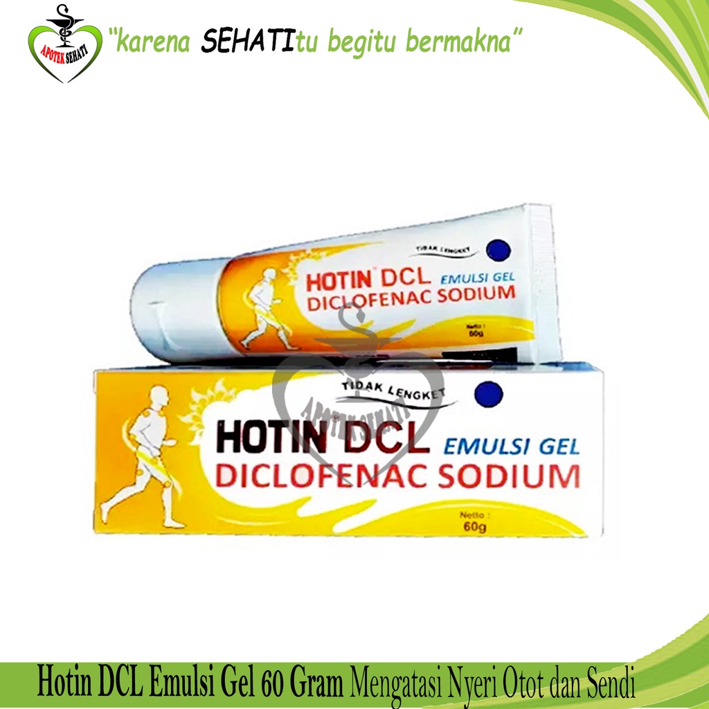 Hot in Cream DCL Emulsi Gel Pereda Nyeri Sendi Keseleo Sakit Pinggang