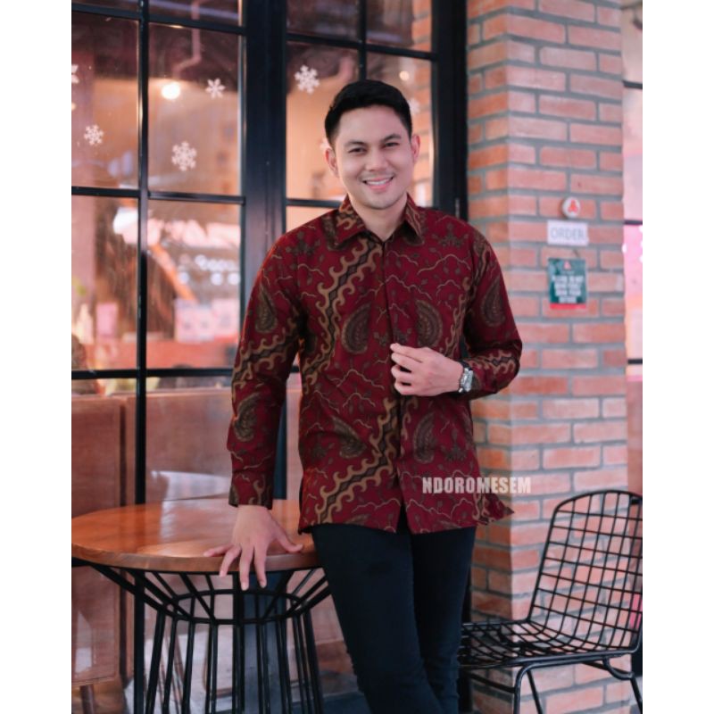 BATIK NDOROMESEM LENGAN PANJANG GEMBIROLOKO KATUN HALUS BATURADEN